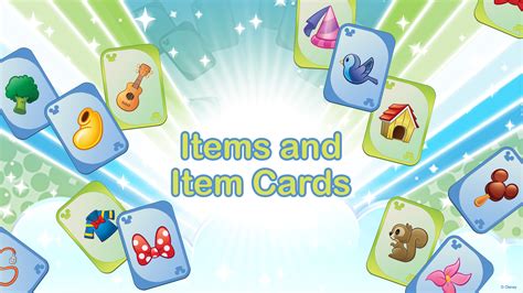 Items and Item Cards – Disney Emoji Blitz!