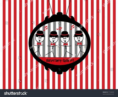 Barbershop Quartet Stock Illustration 77146039 Shutterstock