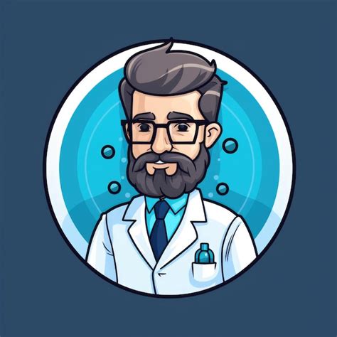 Premium AI Image Biomedical Engineer Mascot For A Company Logo