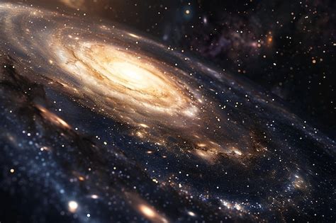 Premium Photo Spacetime Vortex Embracing Diverse Galaxies Octane