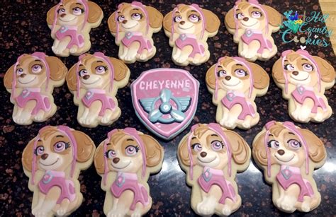 Skye Cookies From Paw Patrol For A Special Birthday Girl R Baking