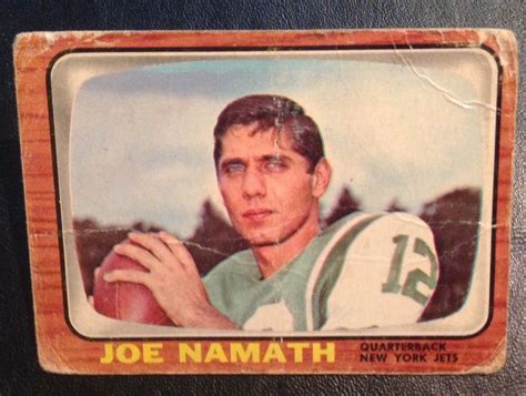 Lot Detail 1966 Joe Namath HOF Topps Football Card