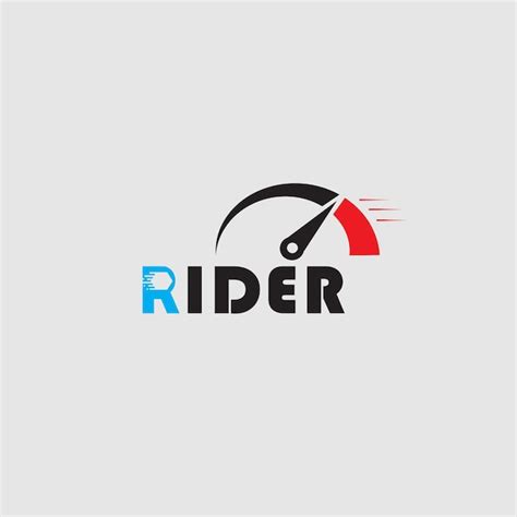 Premium Vector | Rider logo design