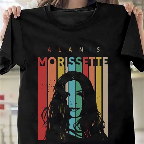 Alanis Morissette Tour 2023 Gift For Fan Retro Black All Size T-Shirt ...