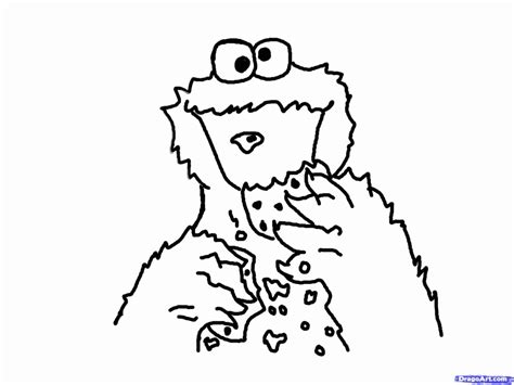 Elmo And Cookie Monster Coloring Pages - Coloring Home