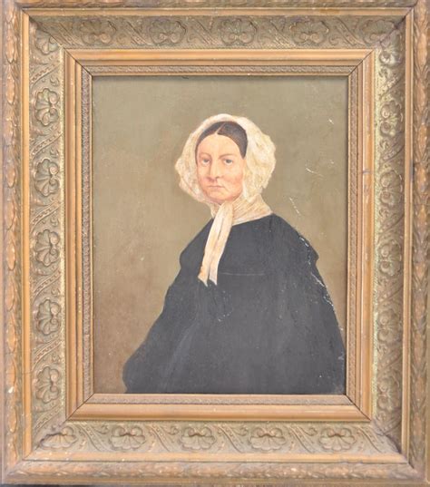 Victorian School 19th Century 19th Century Oil Portrait Painting Of