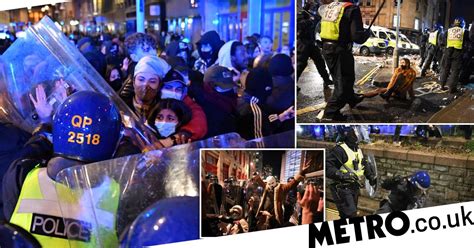 Violent Clashes As Riot Police Move In On Kill The Bill Protesters Metro News