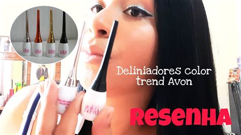 Resenha delineadores color trend Avon metálico YouTube