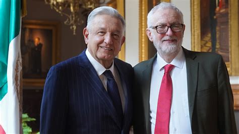 Amlo Recibió En Palacio Nacional A Jeremy Corbyn Exlíder Del Partido Laborista Inglés Infobae