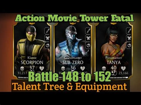 Mk Mobile Action Movie Tower Fatal Battle 148 149 150 151 152