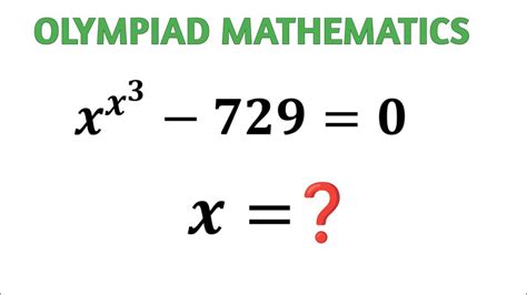 Learn How To Solve Exponential Equation Quickly Math Olympiad Training Youtube