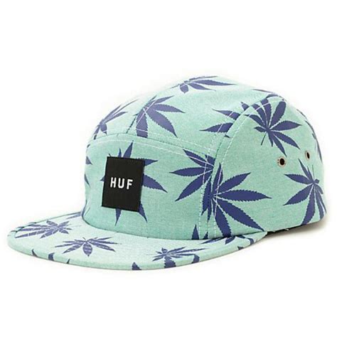 HUF Plantlife 5 Panel Hat Teal Men S Fashion Watches Accessories