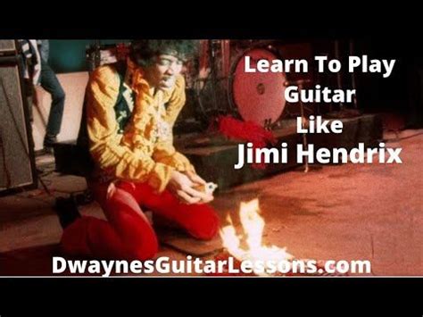 Jimi Hendrix Lesson Rhythm Lead Guitar Techniques