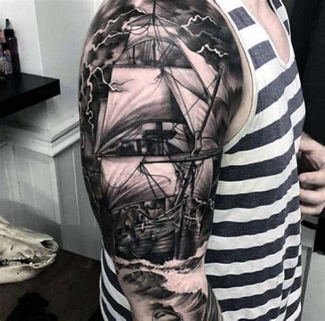 Top 37 Sailor Sleeve Tattoo Ideas 2021 Inspiration Guide