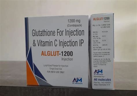 Inj Alglut 1200 Glutathione For Inj And Vitamin C Inj For Skin