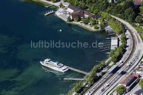 Luftaufnahme Starnberg Uferbereiche Des Sees Starnberger See Und Der