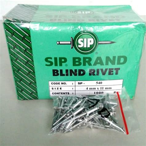 Jual Paku Rivet Sp Size Mm X Mm Isi Pcs Sip Brand Jakarta