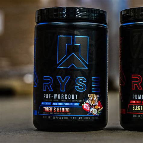 Project Blackout Pre Workout Ryse Supplements