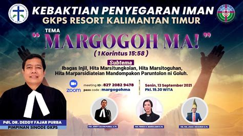 Live Kebaktian Penyegaran Iman Gkps Resort Kaltim Youtube