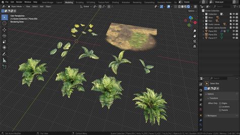 3d Tudor Blender 4 Jungle Terrain Geometry Node