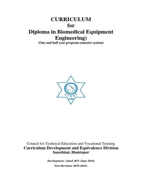 2022 01 20 Dipeg017 Diploma In Biomedical Equipment Engineering 2078 Pdf Human Body