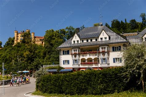 Schwangau Bavaria Germany 3 July 2022 Typical Bavarian House With