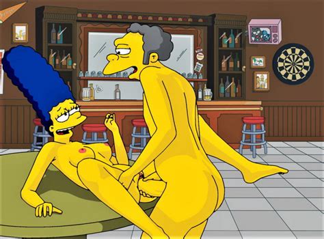 Moe Szyslak And Marge Simpson Shaved Pussy Tits Nude Nipples Your