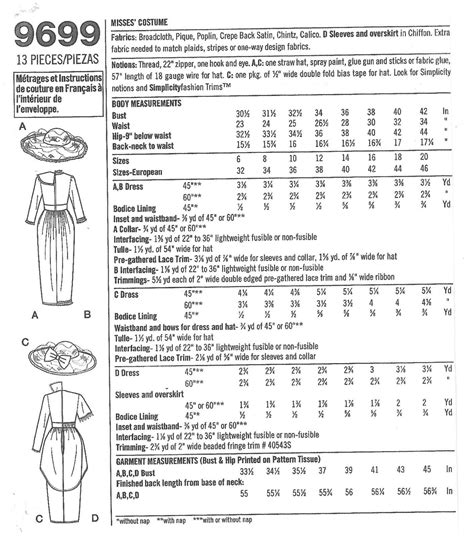 S Edwardian Vintage Sewing Pattern Dress B