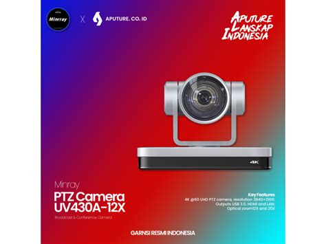 Minrray UV430A 12X 4K Ultra HD Wihtout NDI PTZ Camera