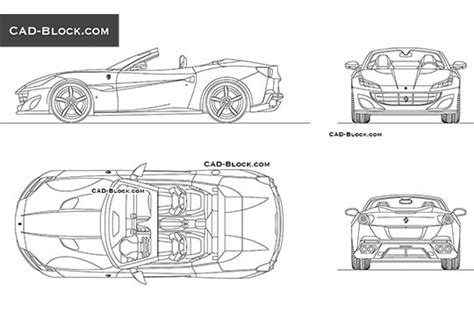 Ferrari Cad Blocks Free Download Dwg Drawings