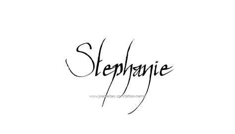 Stephanie Name Tattoo Designs