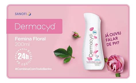 Kit 3 Sabonetes Íntimos Dermacyd Femina Floral 200ml Mercado Livre