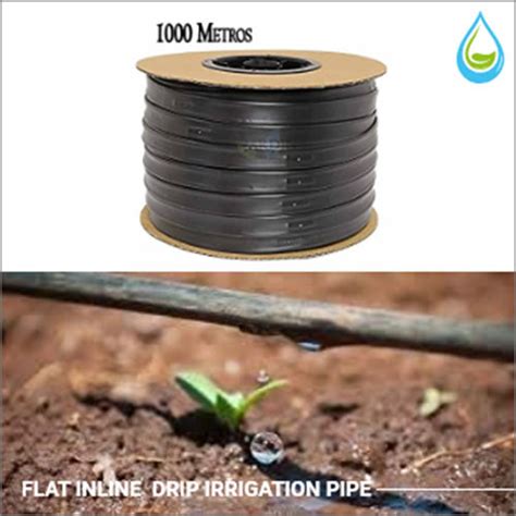 100 Metre Flat Inline Drip Irrigation Pipe Application Agriculture At