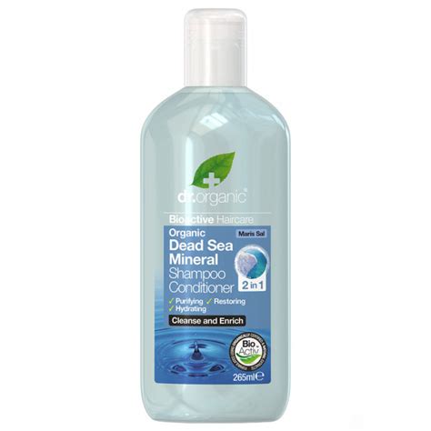 ORGANIC DEAD SEA MINERAL SHAMPOO CONDITIONER 265ML - Willkins Pharmacy