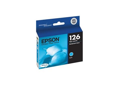 Epson 126 High Capacity Cyan Original Ink Cartridge T126220 S Printer Supplies