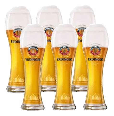 Vaso Erdinger Weissbier Pack 6x500ml Original Europeo