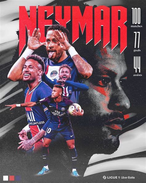 The Cover Of Neymar Magazine Featuring Soccer Players