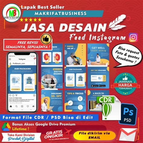 Jual Jasa Desain Promosi Feed Instagram Facebook Dan Semua Media Sosialformat Segala Model