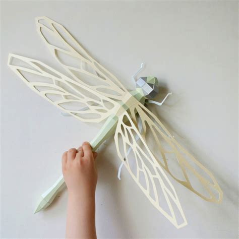 Dragonfly Papercraft Template Ogcrafts