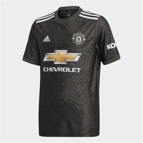 Maillot Extérieur Manchester United Noir Adidas Adidas France