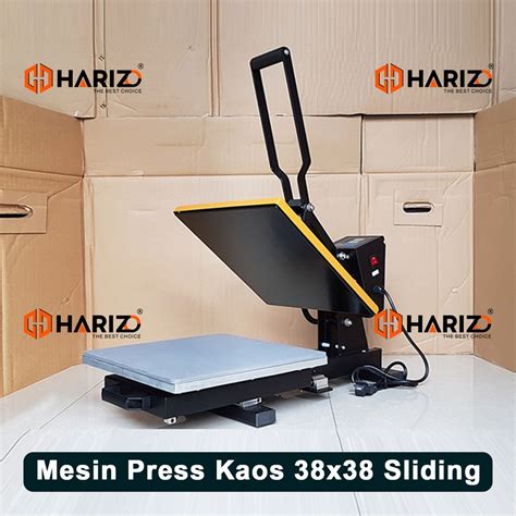 Jual Mesin Press Kaos 3838 Sliding Alat Heatpress Baju Otomatis Listrik