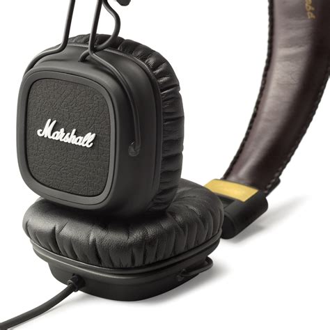 Marshall Major W Microphone Black Marshall Headphones Touch Of