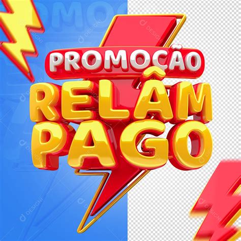 Promoção Relâmpago Selo 3d Para Composição Psd [download] Designi