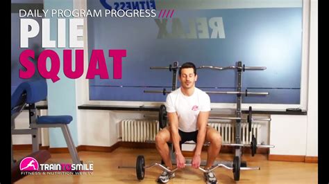 Plie Squat With Barbell Tutorial YouTube