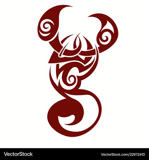 Scorpion tattoo Royalty Free Vector Image - VectorStock