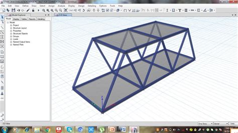 Etabs Tutor Modelling Of A Truss Bridge Part 1 Youtube