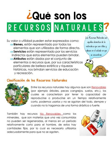 Ejemplos De Recursos Naturales