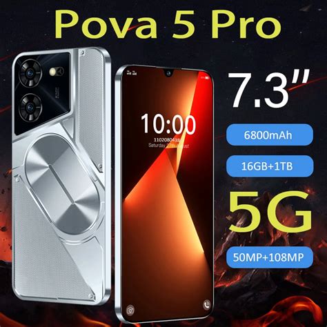 Smartphone Android Original Pova Pro Celular Vers O Global Gb Tb