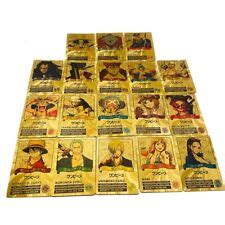 18pcs ONE PIECE Gold Cards Monkey D Luffy Sanji Nico India Ubuy