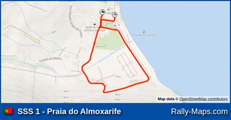 Sss Praia Do Almoxarife Stage Map Rali Ilha Azul Cidade Mar